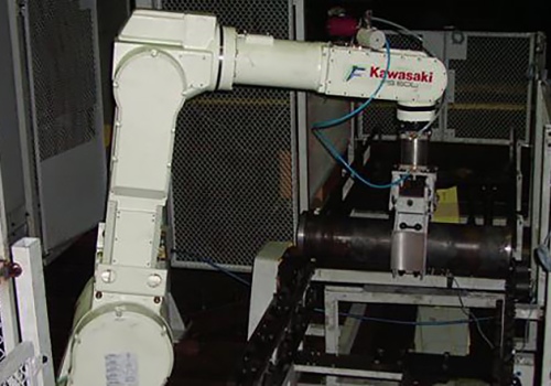 Gręžimo staklių pakrovimo robotas